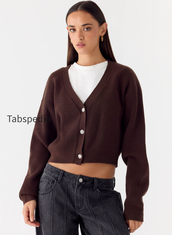 Ashby Knit Sweater - Chocolate